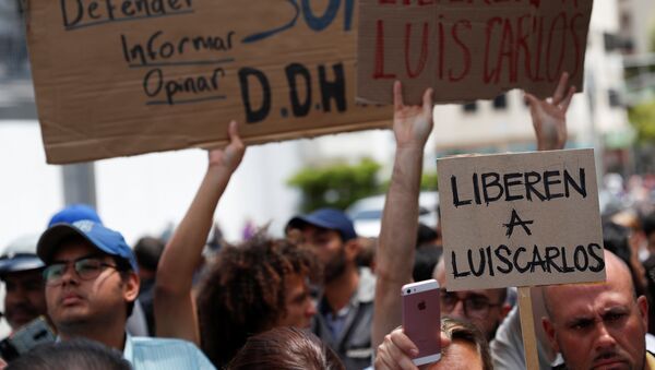 Los venezolanos llaman a liberar al periodista Luis Carlos Díaz - Sputnik Mundo