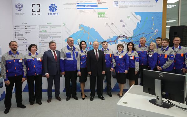 La inauguración de las centrales térmicas crimeas de Balaklava y Táuride - Sputnik Mundo