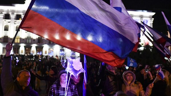 Celebraciones por el quinto aniversario de la reincorporación de Crimea a Rusia - Sputnik Mundo