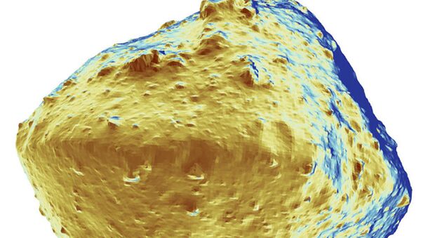 El mapa de la distribución del agua sobre la superficie del asteroide Ryugyu - Sputnik Mundo