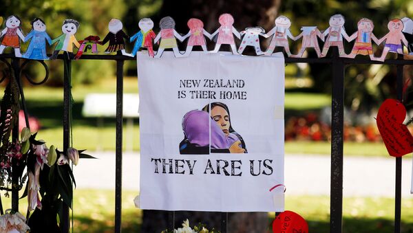 El homenaje a las víctimas del tiroteo en Chistchurch, Nueva Zelanda - Sputnik Mundo