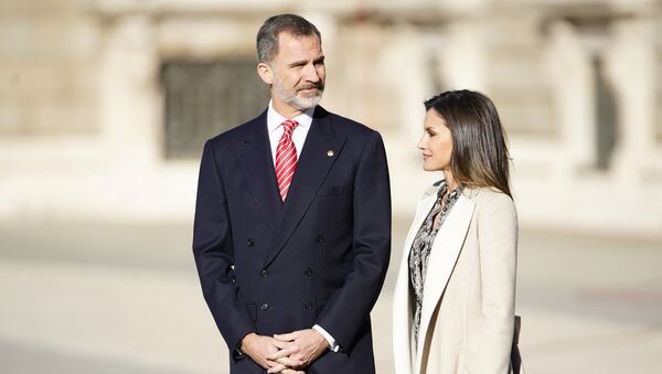 El rey Felipe VI de España y la reina Letizia - Sputnik Mundo