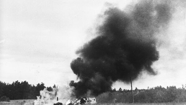 El derribo de un avión nazi Messerschmitt - Sputnik Mundo