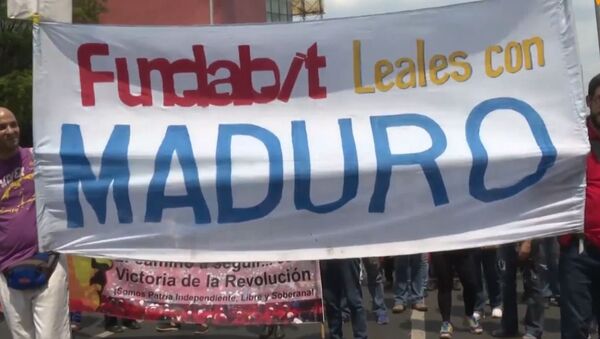Manifestación en Caracas a favor de Nicolás Maduro - Sputnik Mundo