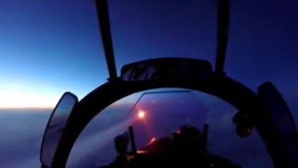 Vista de un piloto del Su-30SM - Sputnik Mundo