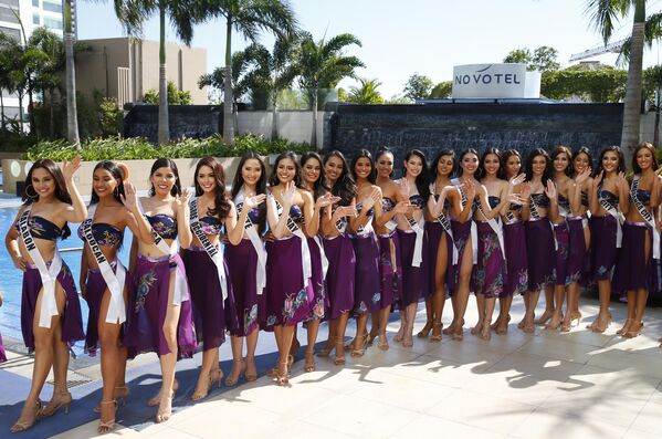 El secreto de la belleza aflora en la presentación de las candidatas a Miss Filipinas - Sputnik Mundo