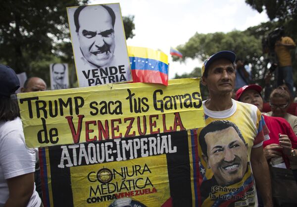 Venezuela se manifiesta contra los ataques de Donald Trump - Sputnik Mundo