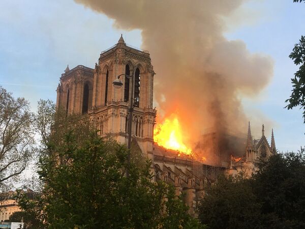 Arde Notre Dame - Sputnik Mundo