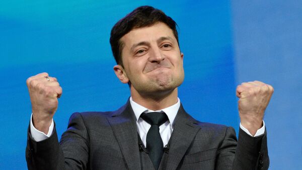 Volodímir Zelenski, presidente de Ucrania  - Sputnik Mundo