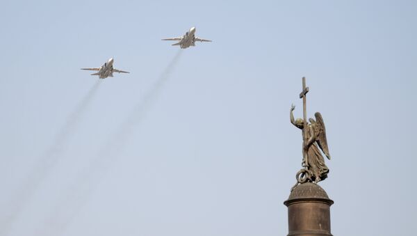 El ensayo del desfile del Día de la Victoria en San Petersburgo - Sputnik Mundo