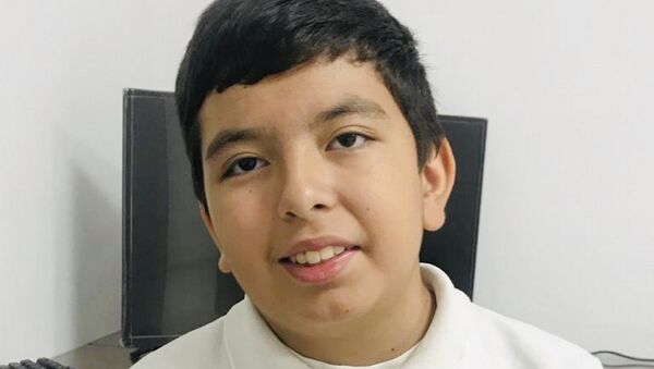 Diego Moscoso Jiménez, niño genio mexicano - Sputnik Mundo