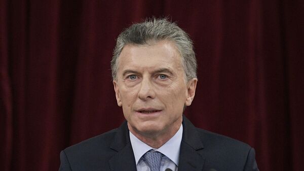 Mauricio Macri, presidente de Argentina (archivo) - Sputnik Mundo