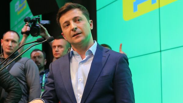 Volodímir Zelenski, presidente electo de Ucrania - Sputnik Mundo