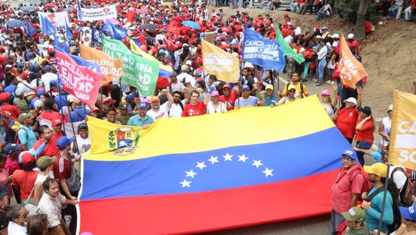 Marcha chavista en Caracas, Venezuela (archivo) - Sputnik Mundo