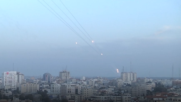 Los mortales enfrentamientos entre palestinos e israelíes desde el aire - Sputnik Mundo