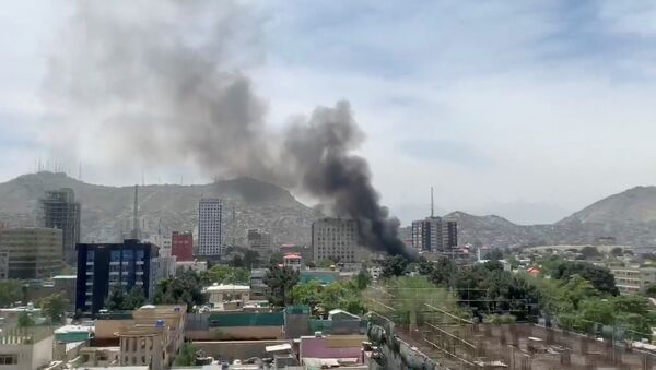 La explosión en Kabul, Afganistán - Sputnik Mundo