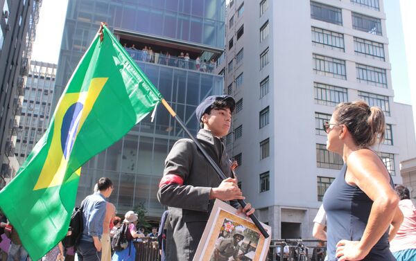 Desfile del Regimiento Inmortal en Sao Paolo, Brasil - Sputnik Mundo