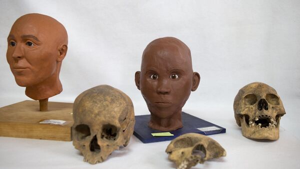 Los cráneos encontrados en el poblado prehispánico de Zultépec-Tecoaque - Sputnik Mundo