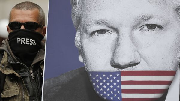 El retrato de Julian Assange - Sputnik Mundo