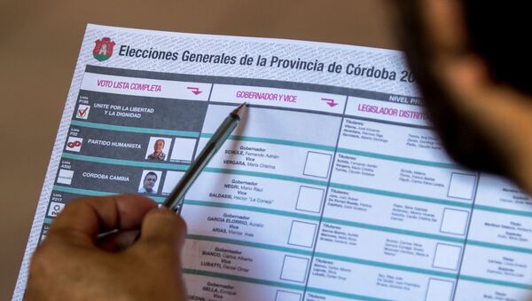 Las elecciones en la provincia de Córdoba, Argentina - Sputnik Mundo