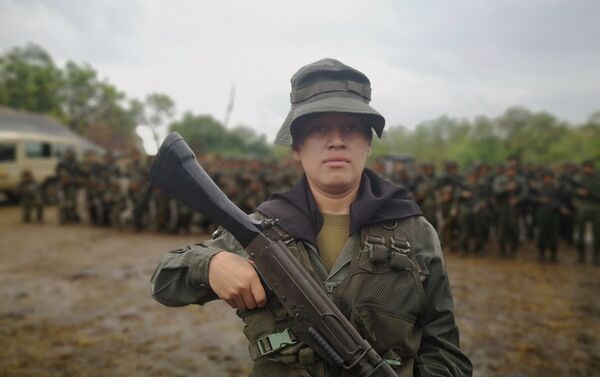 Cadete de la Academia Militar Bolivariana de Venezuela - Sputnik Mundo