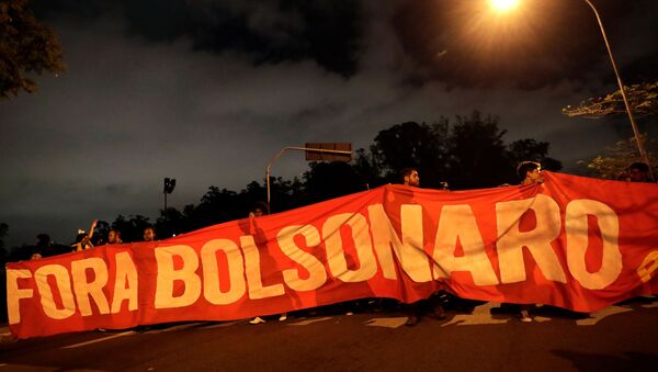 Protesta en Sao Paulo, Brasil - Sputnik Mundo