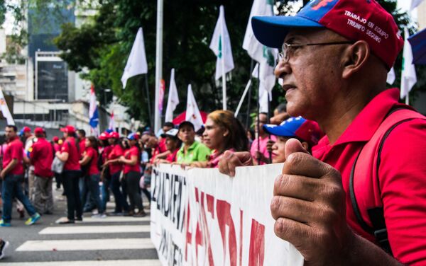 Movilización chavista en Caracas - Sputnik Mundo
