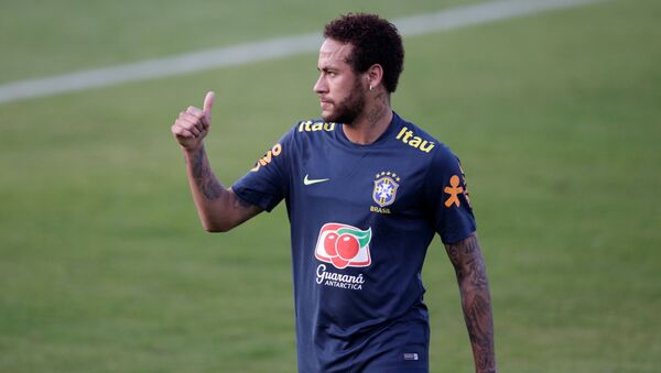 El jugador de fútbol brasileño Neymar - Sputnik Mundo