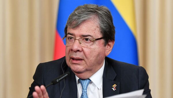 El ministro de Relaciones Exteriores de Colombia, Carlos Holmes Trujillo - Sputnik Mundo