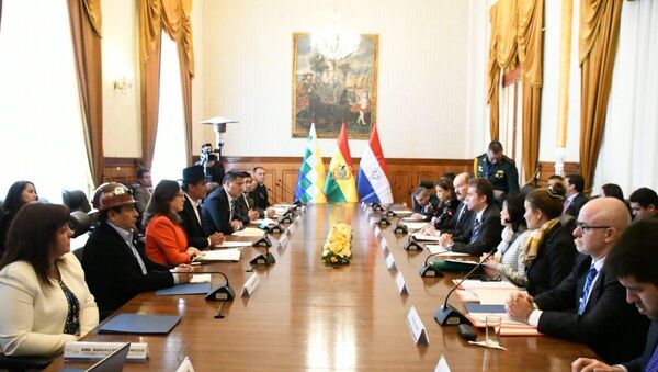 Negociaciones entre representates de Bolivia y Paraguay - Sputnik Mundo
