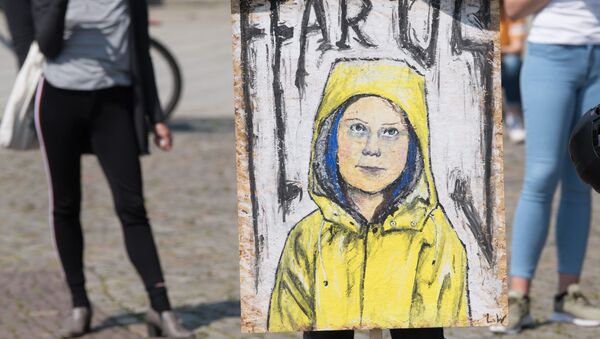 Retrato de Greta Thunberg, activista sueca - Sputnik Mundo