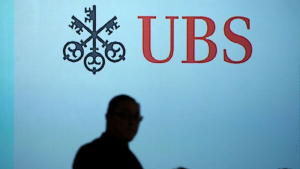 El logo del banco suizo UBS  - Sputnik Mundo