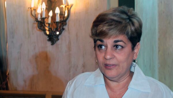 Déborah Rivas, directora general de Inversiones del Ministerio del Comercio Exterior e Inversión Extranjera (MINCEX) - Sputnik Mundo