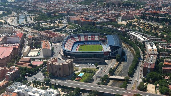 Vista del estadio Vicente Calderón en Madrid - Sputnik Mundo