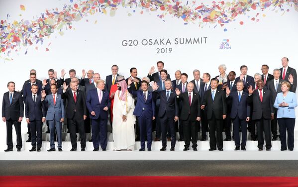 Los líderes de las 20 potencias mundiales se reúnen en Osaka
 - Sputnik Mundo