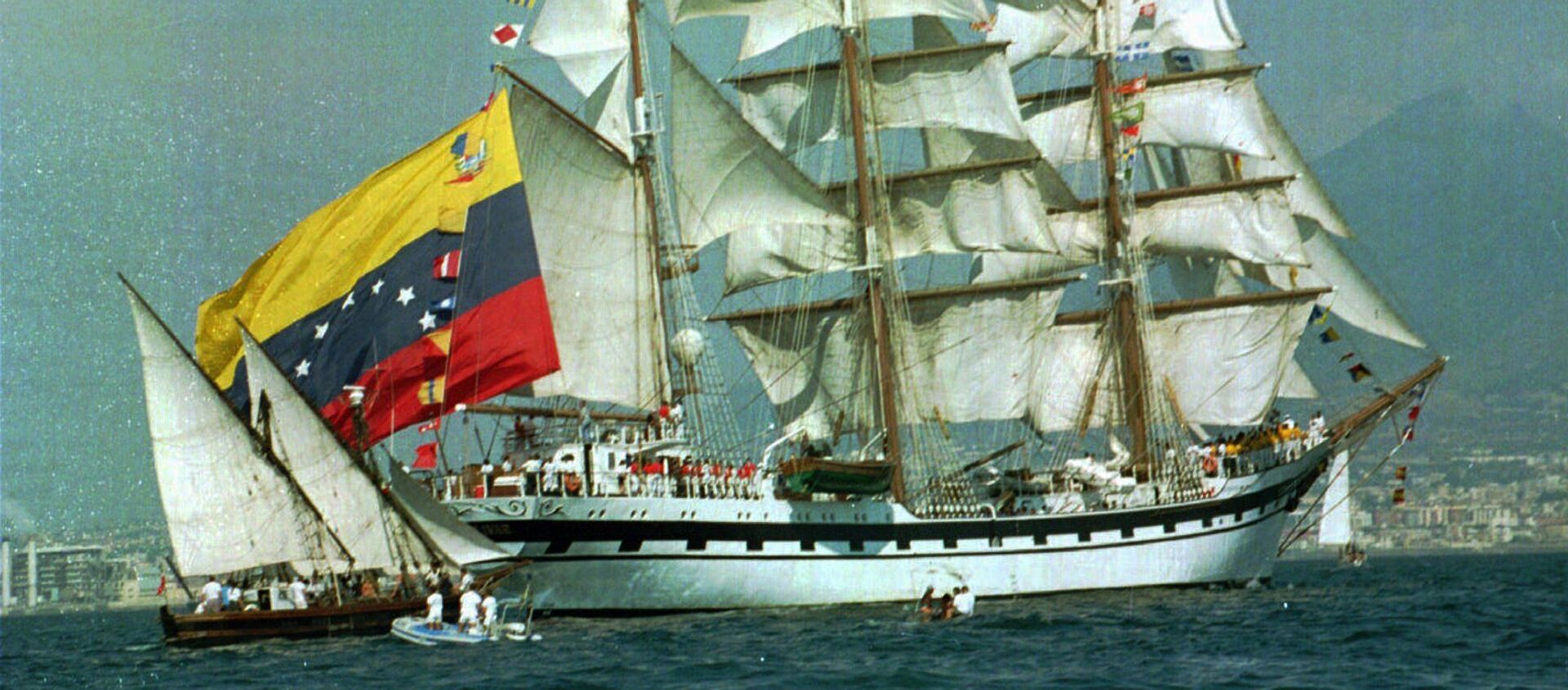 Un barco con la bandera de Venezuela (archivo) - Sputnik Mundo, 1920, 01.07.2019