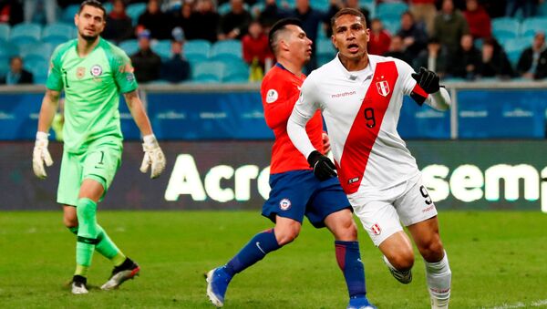 El partido entre Perú y Chile - Sputnik Mundo