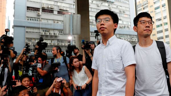 Estudiantes de Hong Kong tras las protestas - Sputnik Mundo