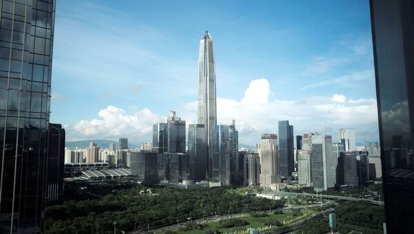 Un rascacielos chino, referencial - Sputnik Mundo