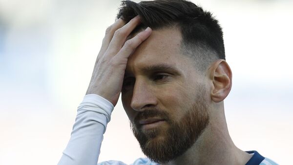 Lionel Messi, futbolista argentino (archivo) - Sputnik Mundo