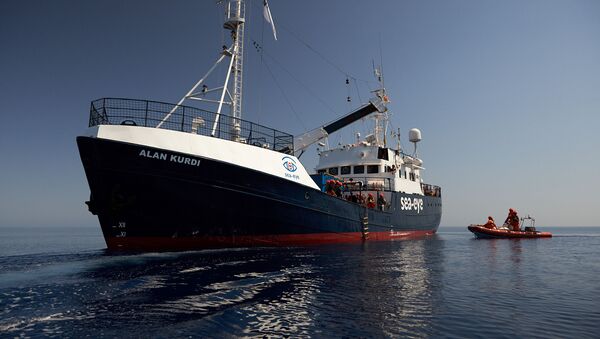 Alan Kurdi, barco de la ONG alemana Sea-Eye  - Sputnik Mundo