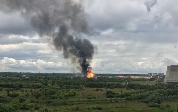 Incendio en una planta termoeléctrica en Moscú - Sputnik Mundo