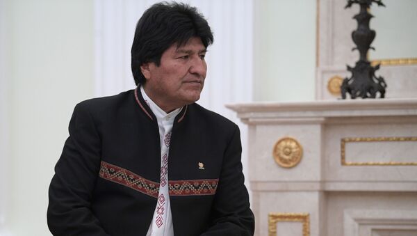 Evo Morales, expresidente boliviano (archivo) - Sputnik Mundo