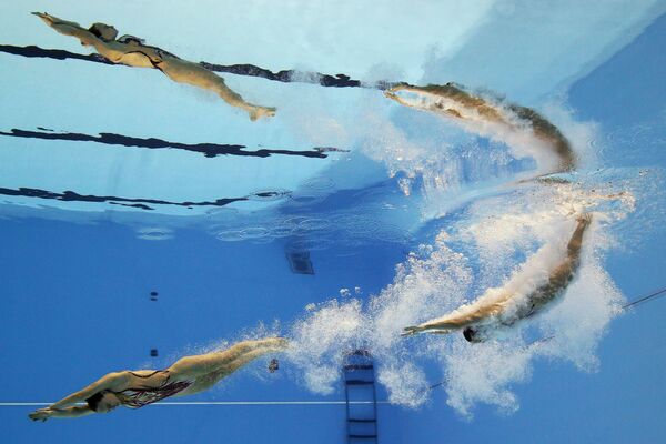Elegancia subacuática: Corea del Sur alberga el Campeonato Mundial de Natación - Sputnik Mundo