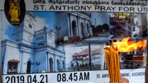 Homenaje a las víctimas de los atentados en Sri Lanka - Sputnik Mundo