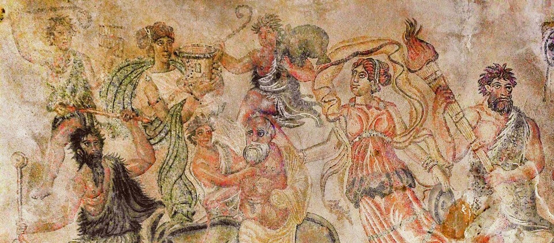 Fragmento del mosaico romano de Noheda (España) - Sputnik Mundo, 1920, 22.07.2019