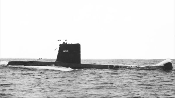 El submarino francés Minerve (archivo) - Sputnik Mundo