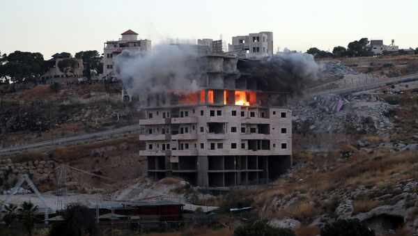 Demolición de viviendas por Israel en Cisjordania - Sputnik Mundo