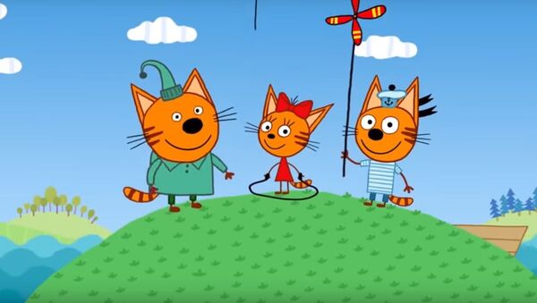 Los protagonistas del dibujo animado de producción rusa Tres gatos (Kid-e-Cats, en inglés) - Sputnik Mundo