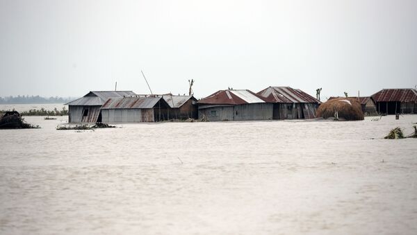 Inundaciones en Bangladés - Sputnik Mundo